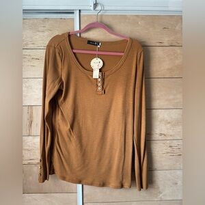 Henley - round neck line